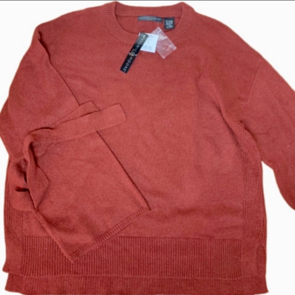 NWT Preswick & Moore rust color sweater 1X